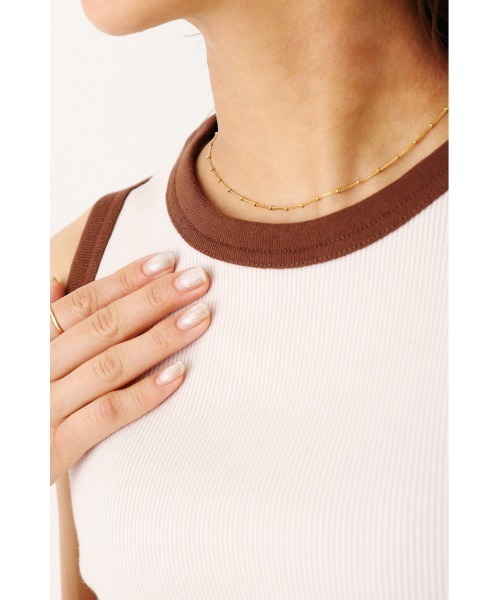 RODEO CROWNS WIDE BOWL（ロデオクラウンズワイドボウル）の「バイカラータンクトップ（タンクトップ・レディース・アイボリー/グリーン/ブルー・FREE）」の7枚目の写真