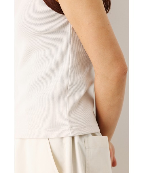 RODEO CROWNS WIDE BOWL（ロデオクラウンズワイドボウル）の「バイカラータンクトップ（タンクトップ・レディース・アイボリー/グリーン/ブルー・FREE）」の18枚目の写真