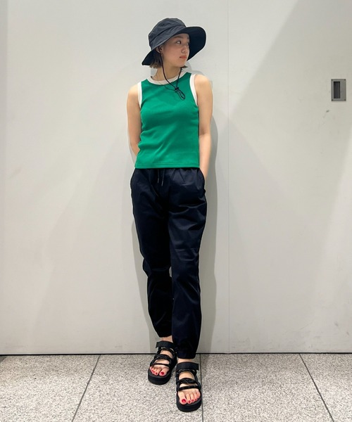 RODEO CROWNS WIDE BOWL（ロデオクラウンズワイドボウル）の「バイカラータンクトップ（タンクトップ・レディース・アイボリー/グリーン/ブルー・FREE）」の22枚目の写真