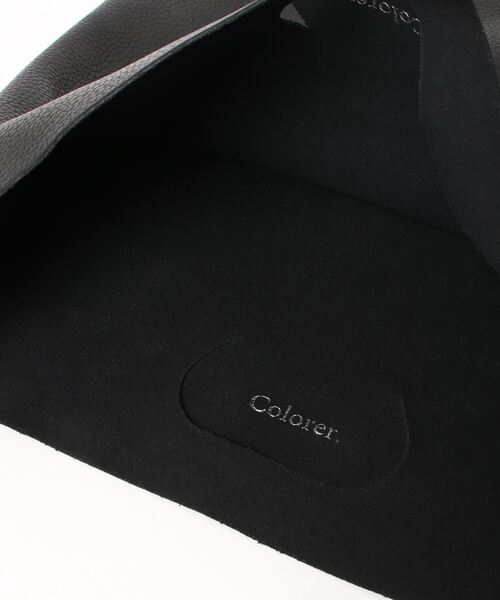 BEARDSLEY（ビアズリー）の「レザートート（トートバッグ・レディース・ブラック/アイボリー/オレンジ・FREE）」の15枚目の写真