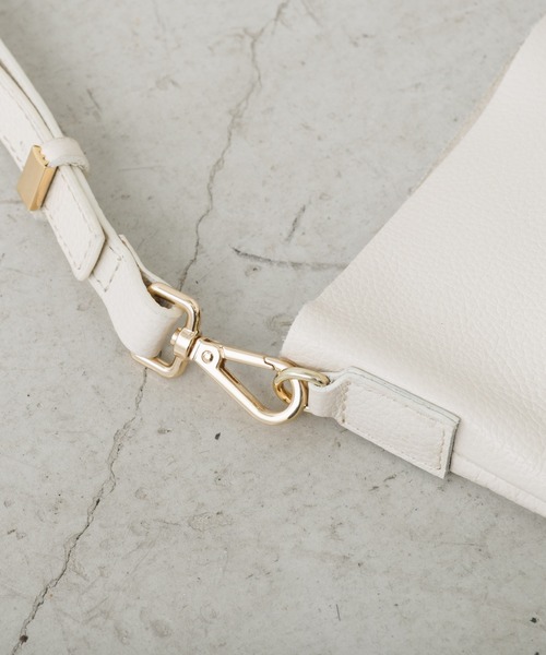 BEARDSLEY（ビアズリー）の「レザートート（トートバッグ・レディース・ブラック/アイボリー/オレンジ・FREE）」の7枚目の写真