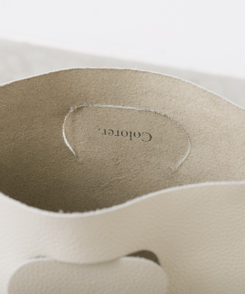 BEARDSLEY（ビアズリー）の「レザートート（トートバッグ・レディース・ブラック/アイボリー/オレンジ・FREE）」の11枚目の写真