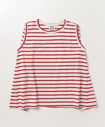 BEAVER | B omnivore/ビーオムニボー　度詰め天竺ボーダーノースリーブ(タンクトップ)