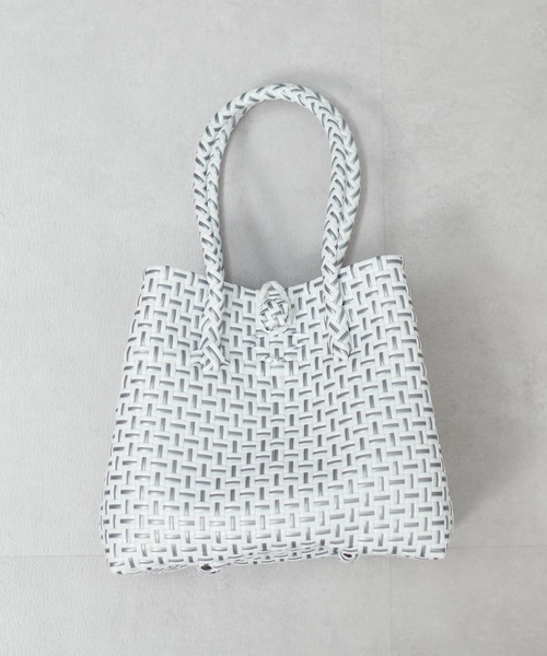 natural couture（ナチュラルクチュール）の「パサールバッグスクエアＳＳ（ショルダーバッグ・レディース・ピンク系その他/ピンク/イエロー/ライトグレー・FREE）」の2枚目の写真