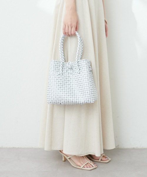 natural couture（ナチュラルクチュール）の「パサールバッグスクエアＳＳ（ショルダーバッグ・レディース・ピンク系その他/ピンク/イエロー/ライトグレー・FREE）」の13枚目の写真