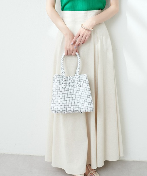 natural couture（ナチュラルクチュール）の「パサールバッグスクエアＳＳ（ショルダーバッグ・レディース・ピンク系その他/ピンク/イエロー/ライトグレー・FREE）」の12枚目の写真