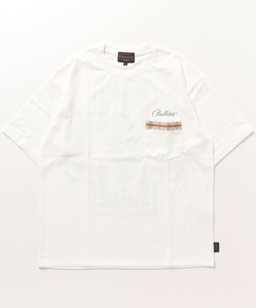 PENDLETON（ペンドルトン）の「バックプリントラグランT（Tシャツ/カットソー・メンズ・イエロー/ダークグレー/オフホワイト/ブルー・SMALL/MEDIUM/LARGE）」の2枚目の写真
