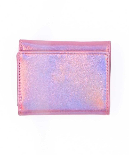 X-girl（エックスガール）の「＊METALLIC FAUX LEATHER MINI WALLET（財布・レディース・シルバー/ライトブルー/ピンク・ONE SIZE）」の7枚目の写真