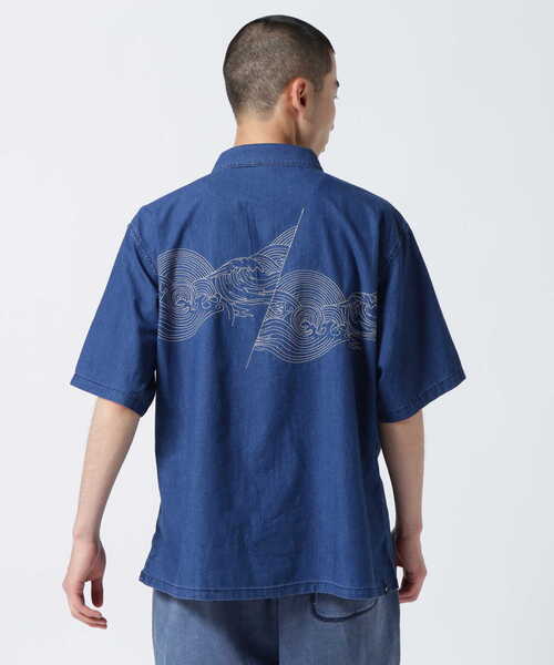 DENHAM(デンハム)の「DENHAM/デンハム/15TH SASHIKO REG SHIRT LWSI(シャツ/ブラウス・メンズ・ブルー・L/M/XL/S)」の5枚目の写真