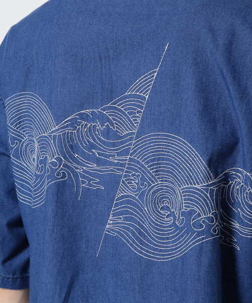 DENHAM(デンハム)の「DENHAM/デンハム/15TH SASHIKO REG SHIRT LWSI(シャツ/ブラウス・メンズ・ブルー・L/M/XL/S)」の21枚目の写真