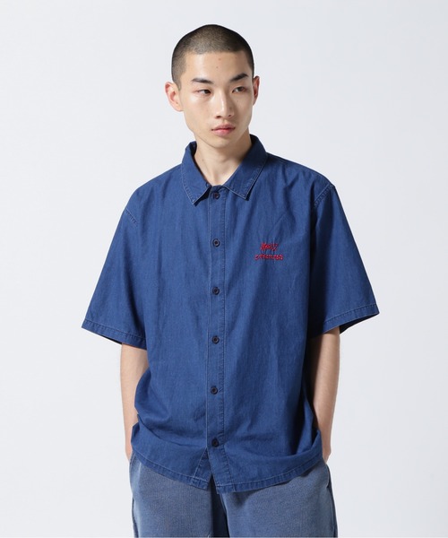 DENHAM(デンハム)の「DENHAM/デンハム/15TH SASHIKO REG SHIRT LWSI(シャツ/ブラウス・メンズ・ブルー・L/M/XL/S)」の6枚目の写真