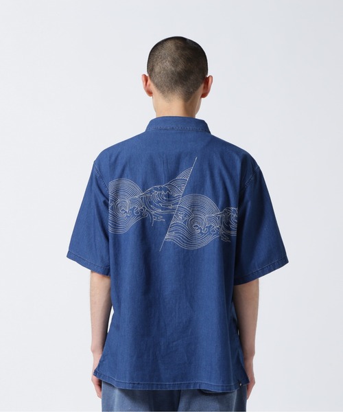 DENHAM(デンハム)の「DENHAM/デンハム/15TH SASHIKO REG SHIRT LWSI(シャツ/ブラウス・メンズ・ブルー・L/M/XL/S)」の8枚目の写真