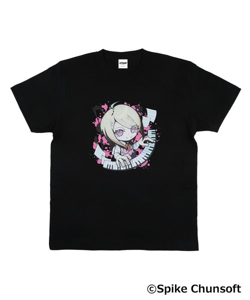 ZOZO（ゾゾ）の「スパイク・チュンソフト×ZOZOTOWN　ニューダンガンロンパV3　Tシャツ　赤松 楓（Tシャツ/カットソー・メンズ・ブラック・XL/M/L）」の2枚目の写真