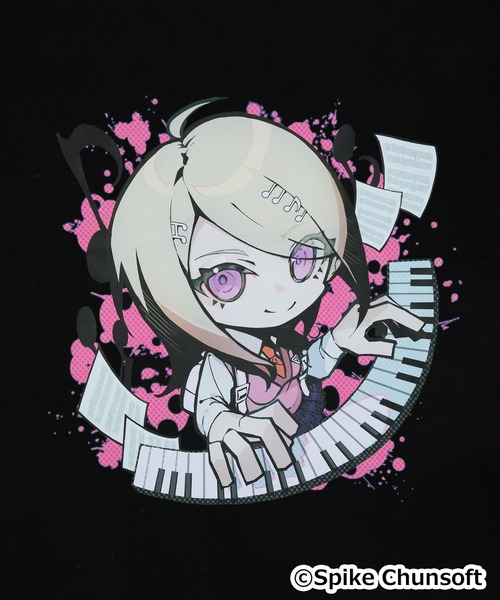 ZOZO（ゾゾ）の「スパイク・チュンソフト×ZOZOTOWN　ニューダンガンロンパV3　Tシャツ　赤松 楓（Tシャツ/カットソー・メンズ・ブラック・XL/M/L）」の3枚目の写真