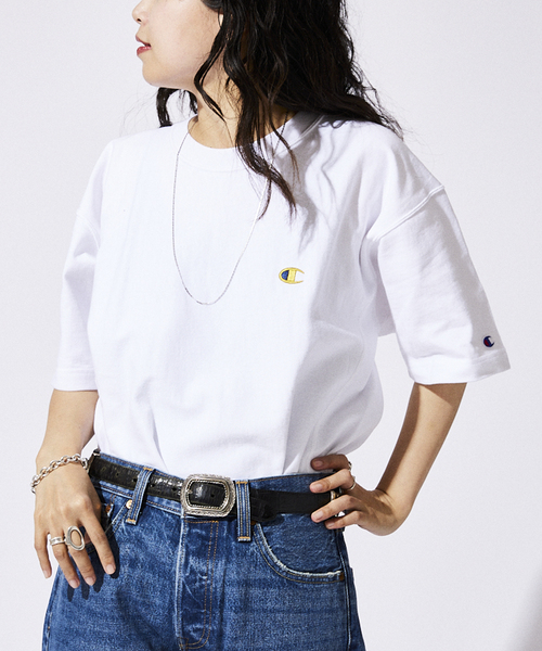 Champion（チャンピオン）の「【CHAMPION / チャンピオン】別注 リバースウィーブTシャツ（Tシャツ/カットソー・メンズ・ホワイト/ブラック/アイボリー/ブルー系その他・MEDIUM/LARGE/X-LARGE/XX-LARGE）」の8枚目の写真