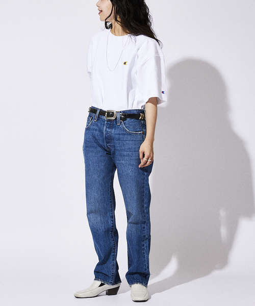 Champion（チャンピオン）の「【CHAMPION / チャンピオン】別注 リバースウィーブTシャツ（Tシャツ/カットソー・メンズ・ホワイト/ブラック/アイボリー/ブルー系その他・MEDIUM/LARGE/X-LARGE/XX-LARGE）」の12枚目の写真