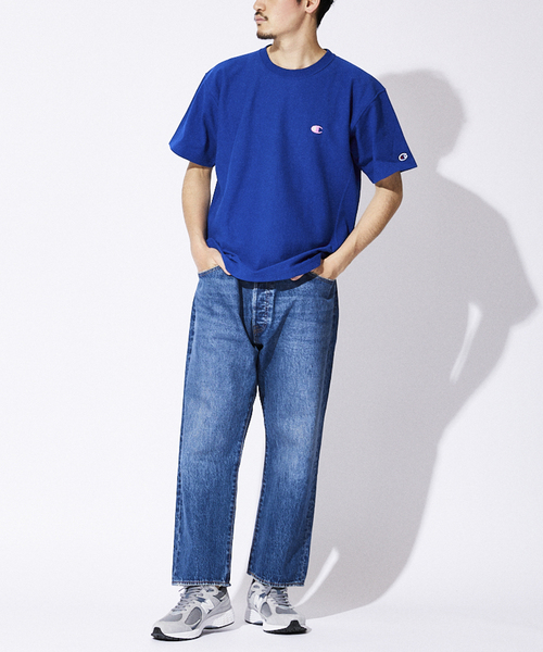 Champion（チャンピオン）の「【CHAMPION / チャンピオン】別注 リバースウィーブTシャツ（Tシャツ/カットソー・メンズ・ホワイト/ブラック/アイボリー/ブルー系その他・MEDIUM/LARGE/X-LARGE/XX-LARGE）」の18枚目の写真