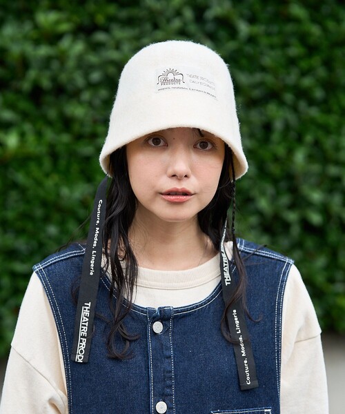 FREAK'S STORE(フリークスストア)の「THEATRE PRODUCTS × FREAK'S STORE/シアタープロダクツ 別注リボンハット(ハット・レディース・ブラック/オフホワイト/ブラウン系その他・ONE SIZE)」の4枚目の写真