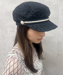 LIPSERVICE | パールツイードキャスケット(キャスケット)