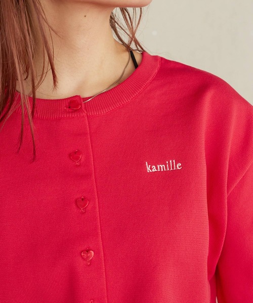w closet(ダブルクローゼット)の「刺繍入りクルーネックカーディガン(カーディガン/ボレロ・レディース・オフホワイト/ブラック/ブルー/レッド・FREE)」の17枚目の写真