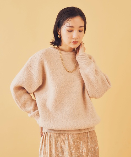 起毛ニットプルオーバー（ニット/セーター）｜Shelly island（シェリー