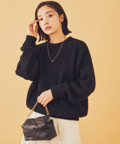 起毛ニットプルオーバー（ニット/セーター）｜Shelly island（シェリー