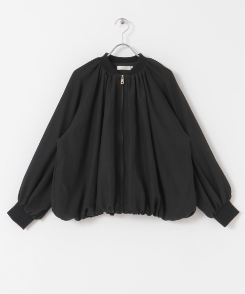 F by ROSSO（エフバイロッソ）の「F by ROSSO　キルトギャザーブルゾン（ブルゾン・レディース・ブラック/グレー・FREE）」の16枚目の写真