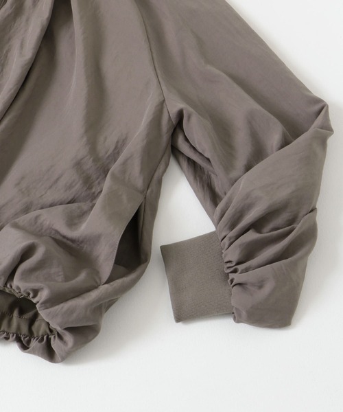 F by ROSSO（エフバイロッソ）の「F by ROSSO　キルトギャザーブルゾン（ブルゾン・レディース・ブラック/グレー・FREE）」の18枚目の写真