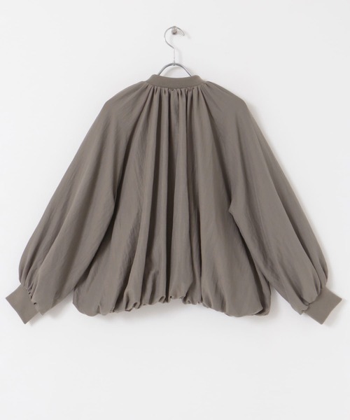 F by ROSSO（エフバイロッソ）の「F by ROSSO　キルトギャザーブルゾン（ブルゾン・レディース・ブラック/グレー・FREE）」の20枚目の写真