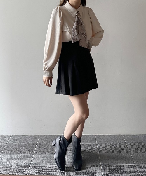 NOMAE（ノーマエ）の「長袖スカーフ付きブラウス（シャツ