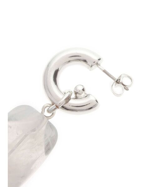 MURUA（ムルーア）の「ストーンフープピアス（ピアス（両耳用）・レディース・ゴールド/シルバー・FREE）」の9枚目の写真