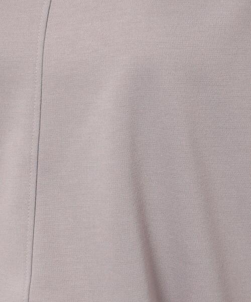 DRESKIP（ドレスキップ）の「◆【体型カバー】前後異素材切り替え ドルマントップス（Tシャツ/カットソー・レディース・グリーン系/ブラック/ライトグレー/ナチュラル・00）」の19枚目の写真