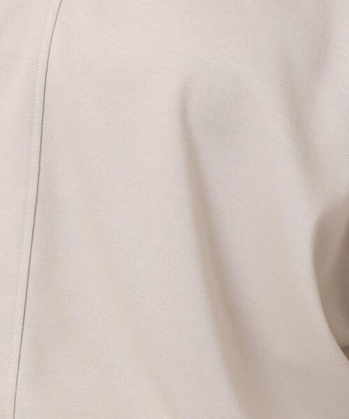 DRESKIP（ドレスキップ）の「◆【体型カバー】前後異素材切り替え ドルマントップス（Tシャツ/カットソー・レディース・グリーン系/ブラック/ライトグレー/ナチュラル・00）」の20枚目の写真