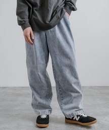 ワイドシルエットバルーンデニムパンツ