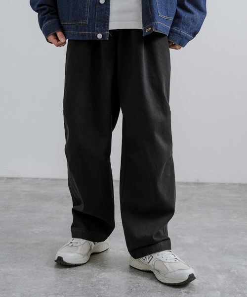 Rocky Monroe(ロッキーモンロー)の「ワイドシルエットバルーンデニムパンツ(デニムパンツ・メンズ・ライトインディゴブルー/インディゴブルー/ライトブラック/ケミカルウォッシュ/ブラック/スミクロ・L/XL/M)」の7枚目の写真