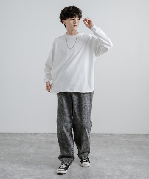 Rocky Monroe(ロッキーモンロー)の「ワイドシルエットバルーンデニムパンツ(デニムパンツ・メンズ・ライトインディゴブルー/インディゴブルー/ライトブラック/ケミカルウォッシュ/ブラック/スミクロ・L/XL/M)」の13枚目の写真