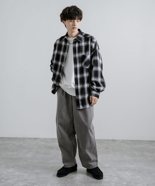 Rocky Monroe(ロッキーモンロー)の「ワイドシルエットバルーンデニムパンツ(デニムパンツ・メンズ・ライトインディゴブルー/インディゴブルー/ライトブラック/ケミカルウォッシュ/ブラック/スミクロ・L/XL/M)」の17枚目の写真