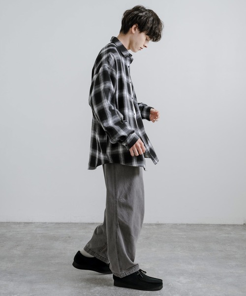 Rocky Monroe(ロッキーモンロー)の「ワイドシルエットバルーンデニムパンツ(デニムパンツ・メンズ・ライトインディゴブルー/インディゴブルー/ライトブラック/ケミカルウォッシュ/ブラック/スミクロ・L/XL/M)」の18枚目の写真