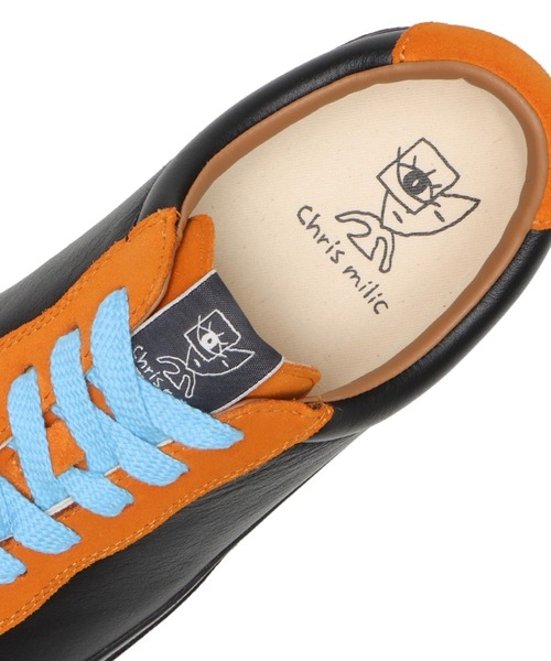 Last Resort AB（ラストリゾート・エービー）の「VM004-MILIC LEATHER/SUEDE LO　D.ORANGE/BLACK（スニーカー・メンズ・ブラウン・8/7h/9/7/10/8h/9h/10h/5/5h/11）」の4枚目の写真