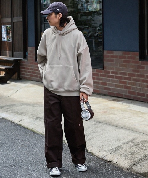 12oz ヘビーウェイト ビッグシルエット プルオーバー パーカー MONO