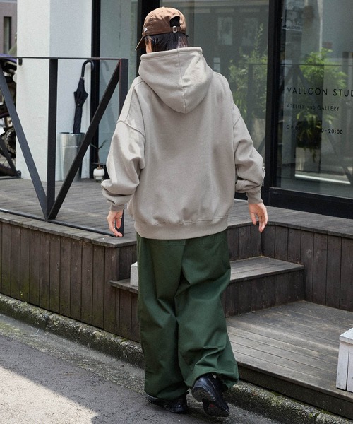 MORABITO PREMIERアイボリー スウェットパーカー 38 MORABITO PREMIERアイボリー スウェットパーカー 38