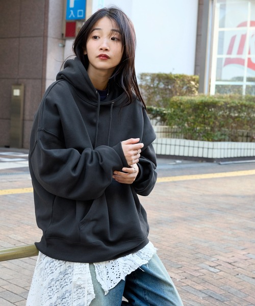 セール】12oz ヘビーウェイト ビッグシルエット プルオーバー パーカー