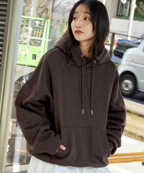 新品タグ付 保管品サイズXL
 SLYTECH スライテック バックプロテクター 12oz ヘビーウェイト ビッグシルエット プルオーバー パーカー MONO