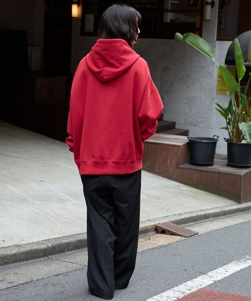 12oz ヘビーウェイト ビッグシルエット プルオーバー パーカー MONO