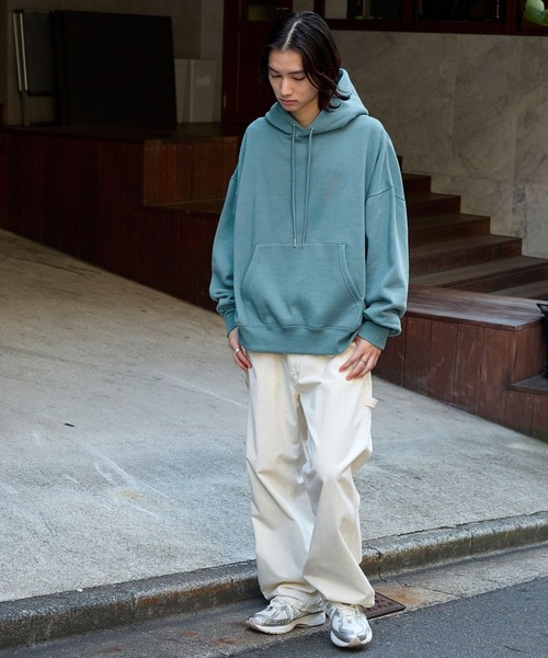12oz ヘビーウェイト ビッグシルエット プルオーバー パーカー MONO