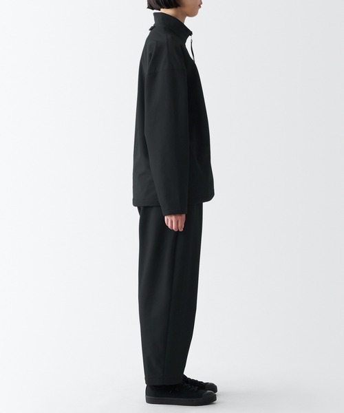 MUJI Labo 裏起毛 プルオーバーワイドパンツ ブラックXS 無印良品（ムジルシリョウヒン）の「裏起毛プルオーバー（その他