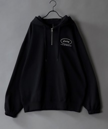 SITRY | Big silhouette half zip sweat hoodie / ビッグシルエット ハーフジップ スウェットパーカー(パーカー)