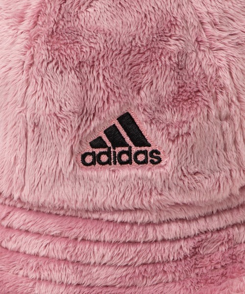 adidas（アディダス）の「WEGO/adidas FAKEFUR HAT（ハット・レディース・ホワイト/ブラック/ピンク・FREE）」の10枚目の写真