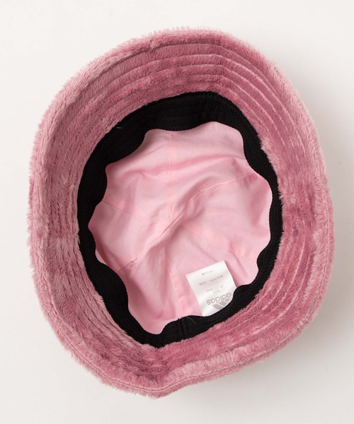 adidas（アディダス）の「WEGO/adidas FAKEFUR HAT（ハット・レディース・ホワイト/ブラック/ピンク・FREE）」の12枚目の写真