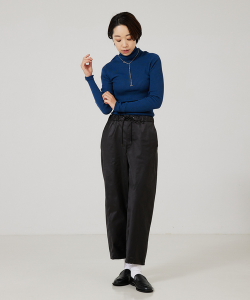 qualite（カリテ）の「シームレスタートルニット（ニット/セーター・レディース・オフホワイト/ブラウン/その他/ブルー・フリー）」の12枚目の写真